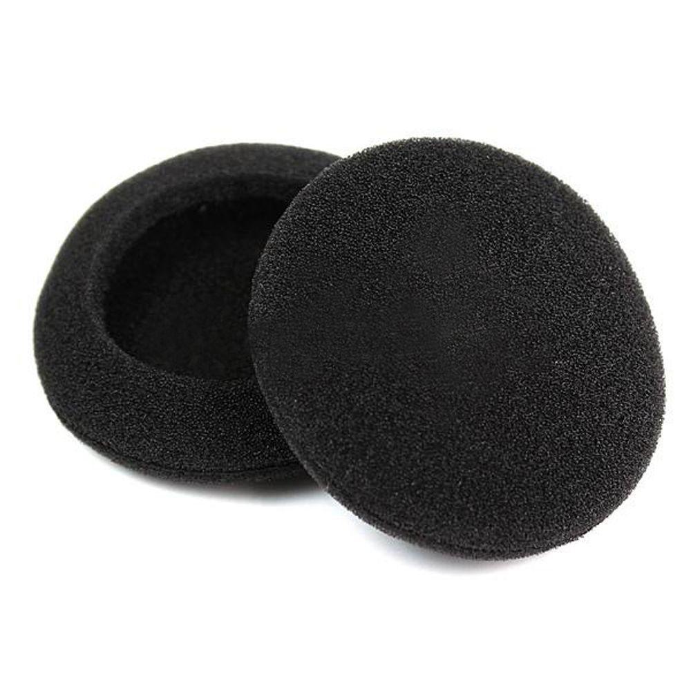 10pcs 46mm 1.96" Compatible Replacement Ear Pads Soft Foam Headset Cushion Black Earphone Sponge