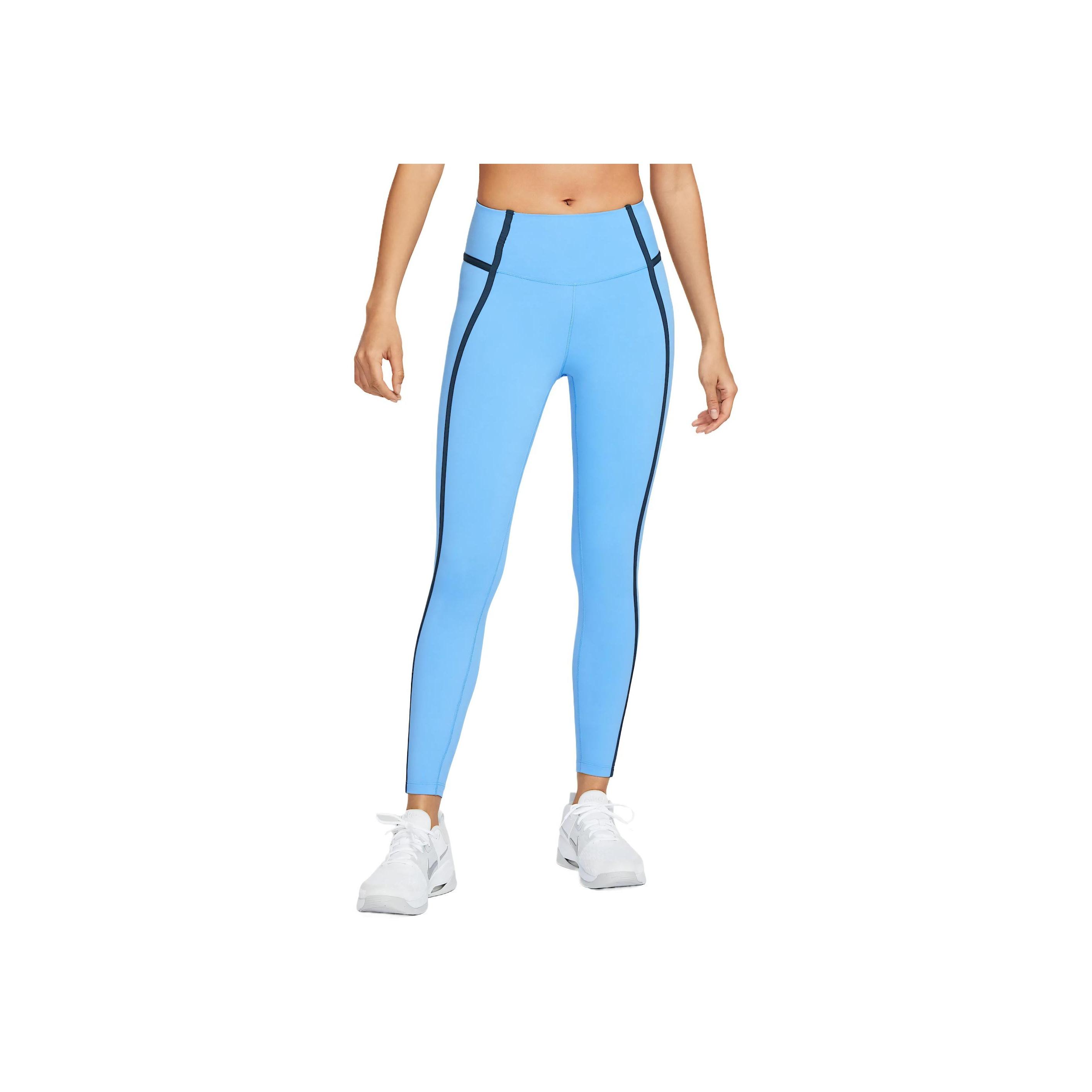 

Nike One Series Quick-Dry High-Waisted Nine-Point Tight Sports Leggings Women leggings University-Blue HJ1138-412 L