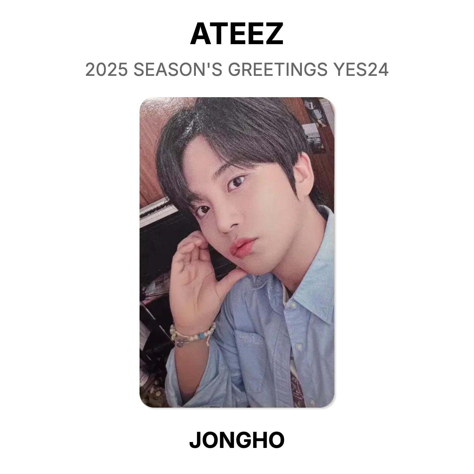 ATEEZ 2025 SEASON S GREETINGS YES24 Official Photocard JONGHO