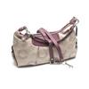 COACH Op art Handbag leather Brown Women F20031 Used