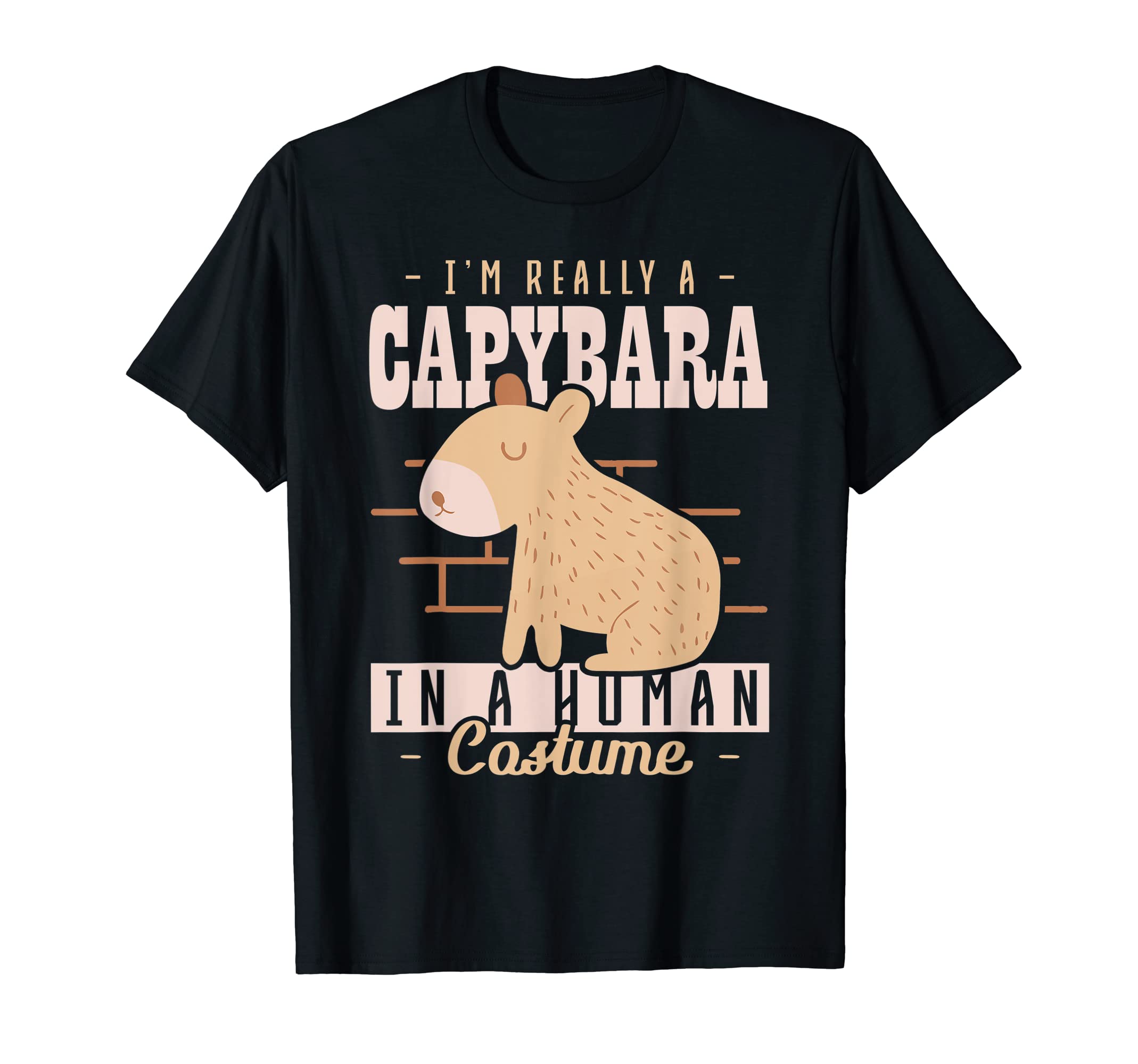 

Capybara in human costume Cute Capybara T-shirt
