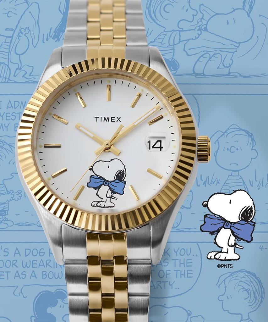 Taimaegseu X Peanuts Legacy Snoopy Bowtie Steel Watch 34Mm