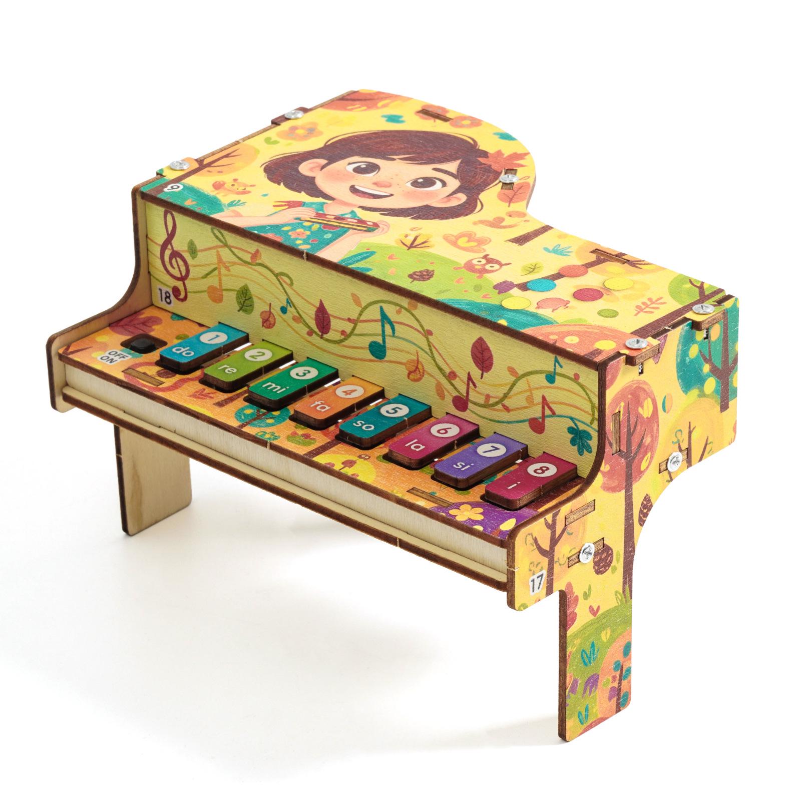 UV Printed Electronic Piano for Teaching Science in Primary and Secondary Schools