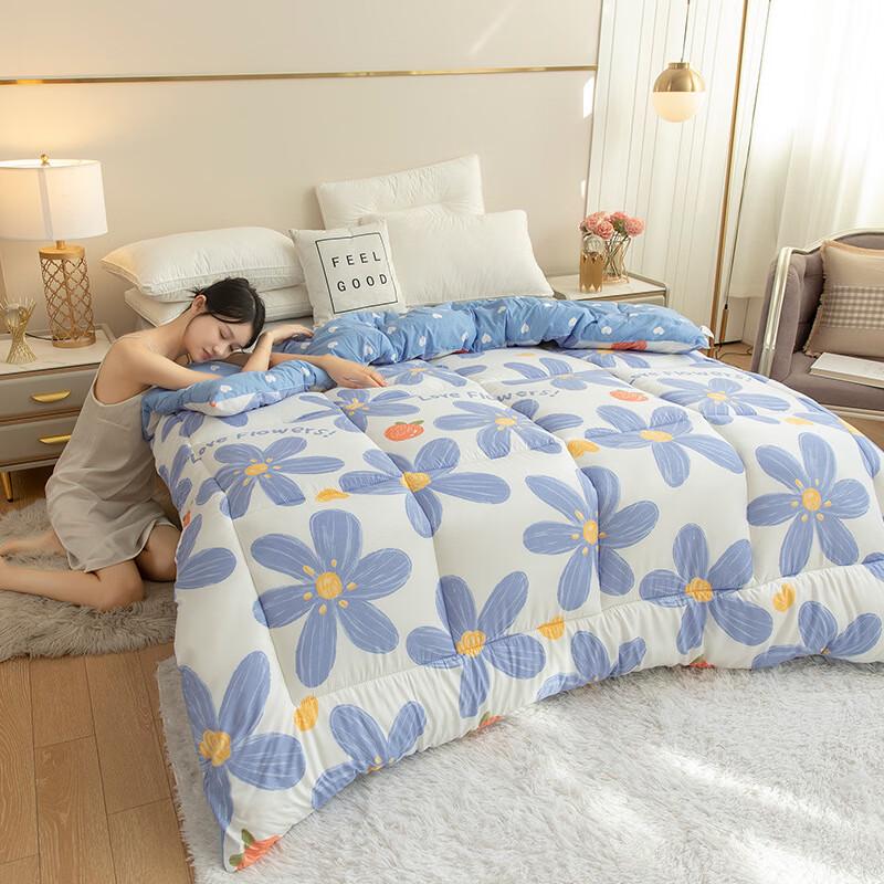 Washed Cotton Brushed Thickened Winter Quilt