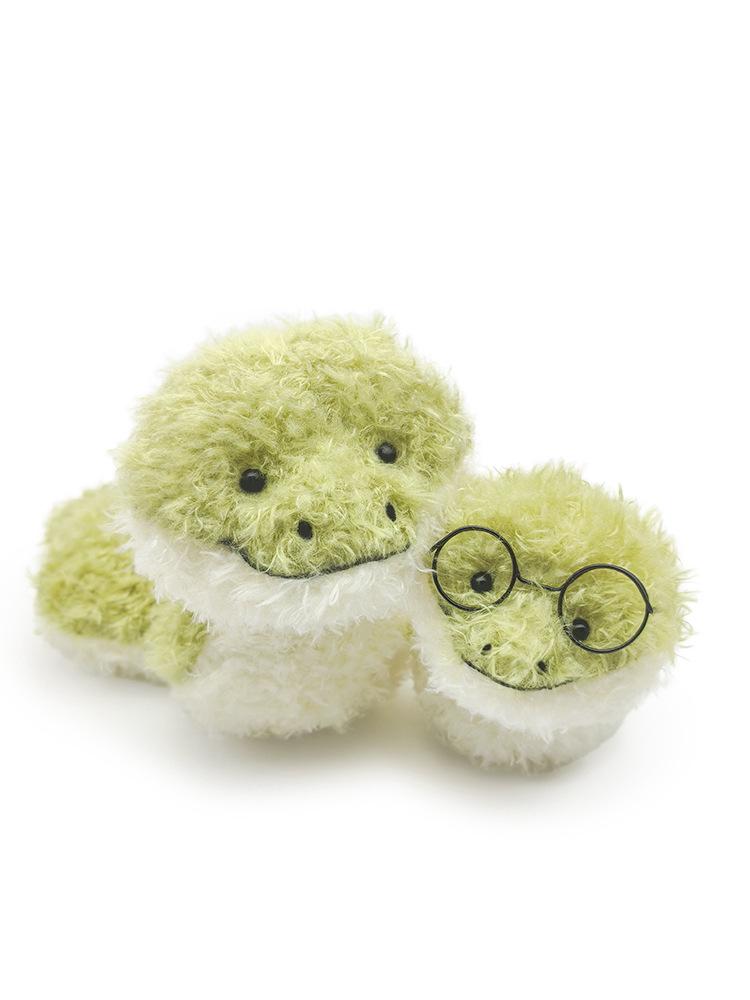 Flauschiges grünes Schlangen-Stofftier für Mädchen - Niedliche Kinderpuppe