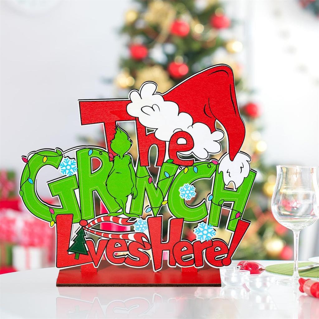 Wooden Christmas Door Decorations, Ornaments, Welcome Signs And Christmas Tree Decorations