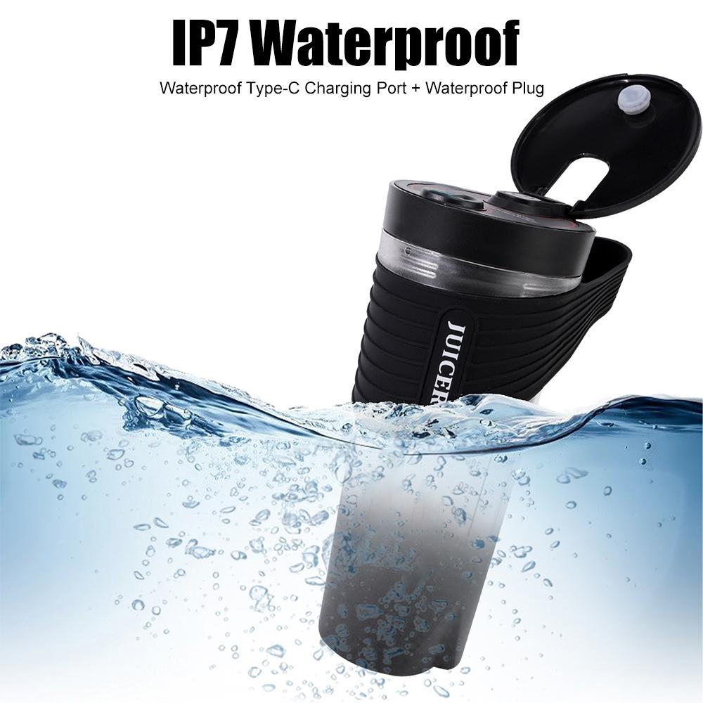 Portable Blender for Shakes and Smoothies 4000mAh Type-C Rechargeable 460ml Personal Blender with 6