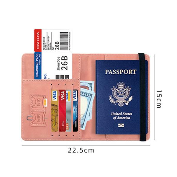 Custodia Per Passaporto, Portafoglio Per Passaporto, Porta - Foto 10