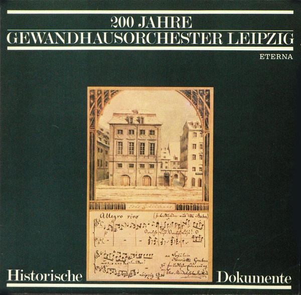 

LP Record GEWANDHAUSORCHESTER LEIPZIG 200 Jahre Gewandhausorchester Leipz 827453 ETERNA German Dem Classical Used