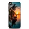 Scene at Sunset on sea Palm Tree Phone Case For Xiaomi Redmi Note 15 14 13 12 4G 10 11 Pro Plus 5G 14C 13C 12C 10C Cover