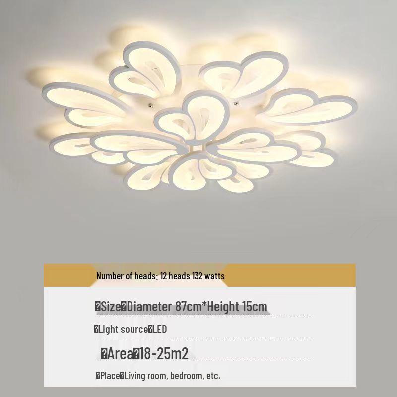 Elegant Modern LED Nordic Ceiling Lamp for Living Room, Bedroom, and Restaurant