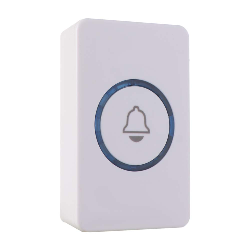 Long Range Waterproof Wireless Doorbell 300M Range 5 Volume Smart Doorbell 60 Chimes LED Light Door Chime Kit Indoor Outdoor Use