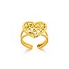 18K Gold-Plated Minimalist Open Ring for Women - European & American Fashion