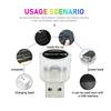 Car Mini USB LED Ambient Light Plug Decorative Atmosphere Lamp For Mercedes Benz AMG W204 W205 W203 W211 W201 W210 W108 W124