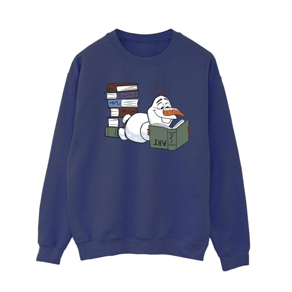 Frozen II Womens/Ladies Olaf Reading Sweatshirt