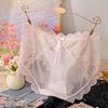 Big Size Ladies Summer New Style Pure To Hollow Lace Pure Cotton Crotch Breathable Waist Triangle Briefs