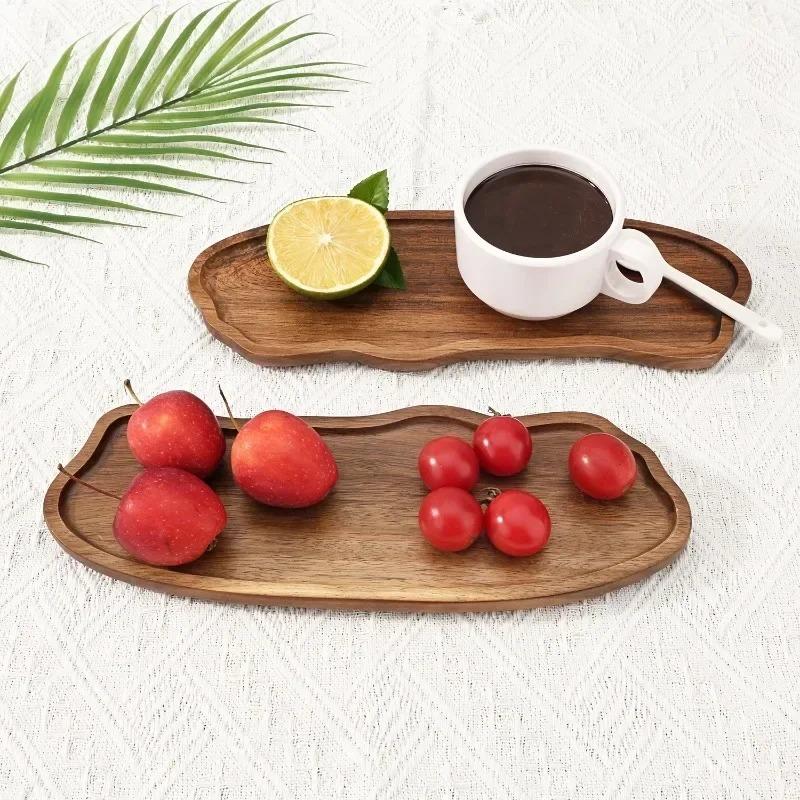 Retro Style Cloud For Key Tray Wooden Decorative Bowl Multifunctional Organizer For Hallway Bedroom Bathroom