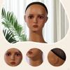 Female Mannequin Head Display Stand with Makeup Smooth Portable Realistic Training for Hats