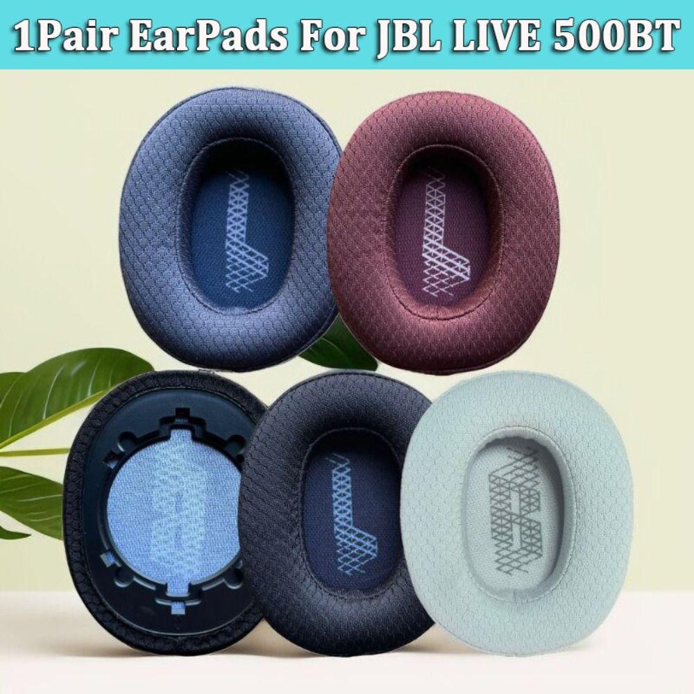 1Pair Repair Parts Ear Pads Memory Foam Headset Earpads for JBL LIVE 500BT Headphones Accessories