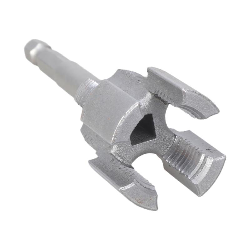 Pipes Threading Set 2 Standard Size Carbon Steel Cutter Hex Shank Compatibility Plumbing Maintenance Tool