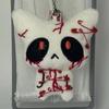 1 Piece Creepy Bloody Monster Doll Halloween Horror Plush Keychain Goth Bag Scary Accessories For Backpack Cosplay Party Decor