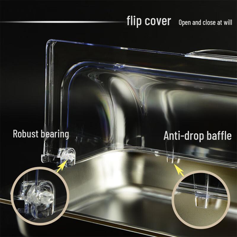 Food Grade Resin Buffet Display Tray with Lid