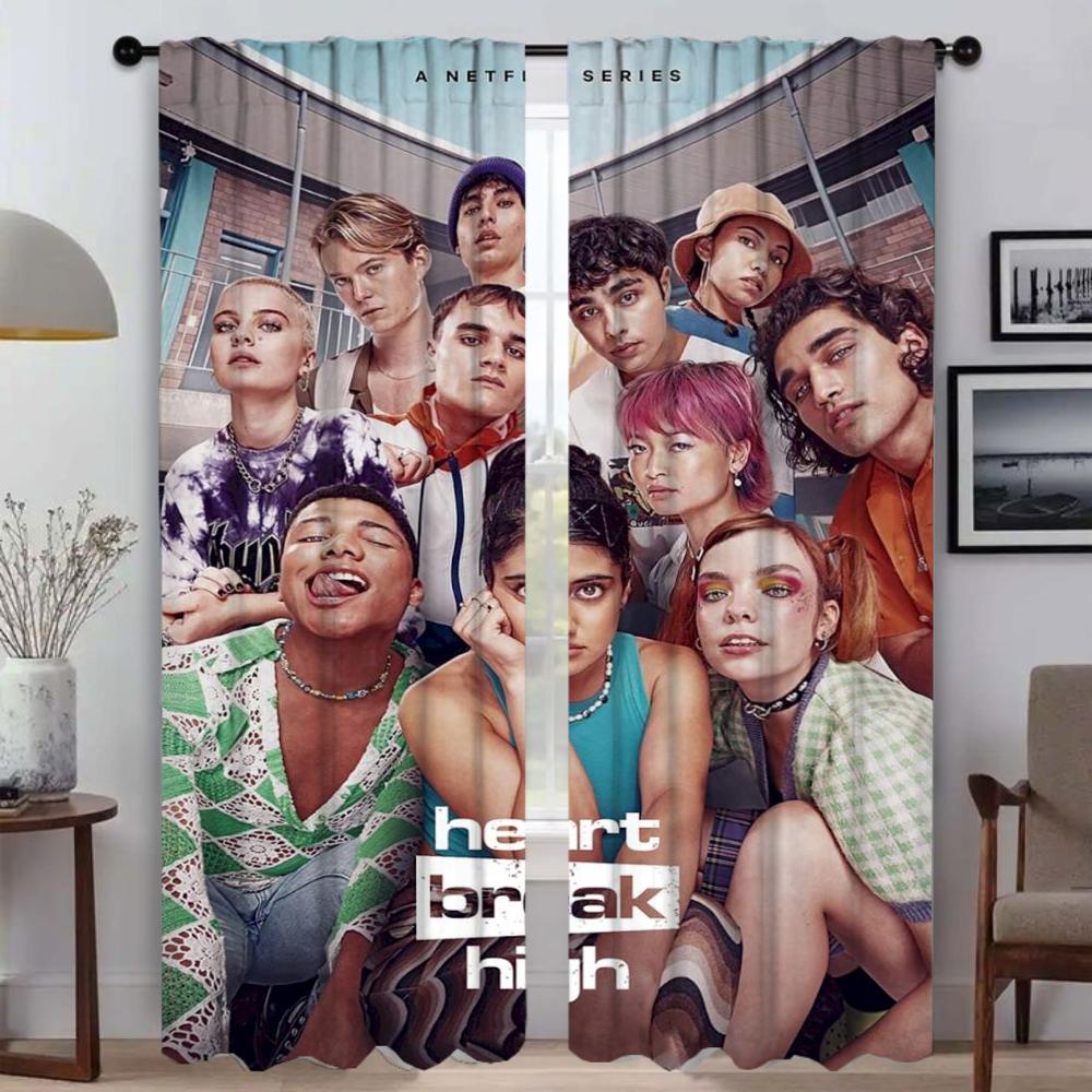 Coffee Cup Cake Candy Modern Hall Curtains For Living Room Kitchen Boy Girl Bedroom Long Curtain For Windows Cortinas Home Decor