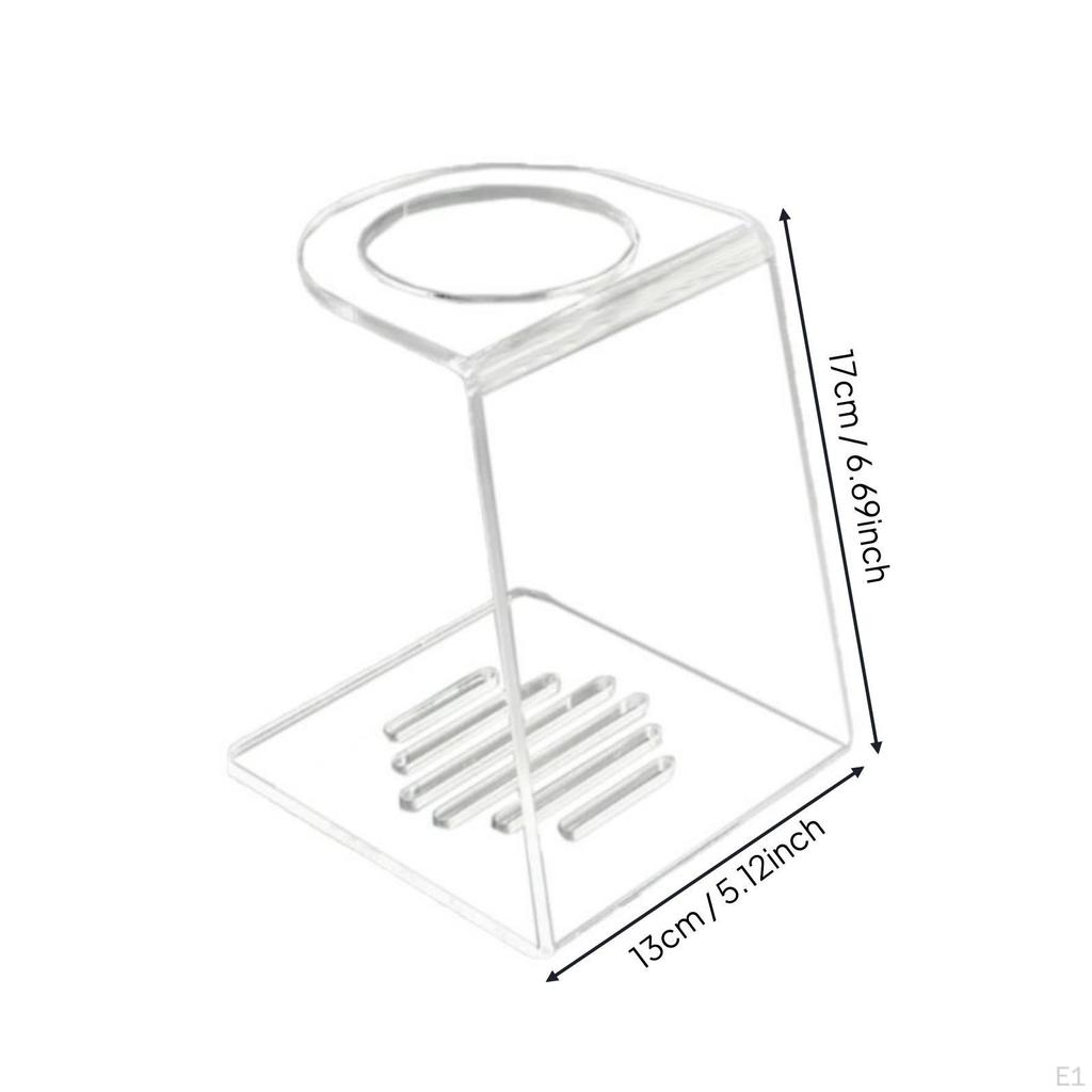 Acrylic Coffee Dripper Stand Minimalist Design Pourover Stable Base for Baristas, Home