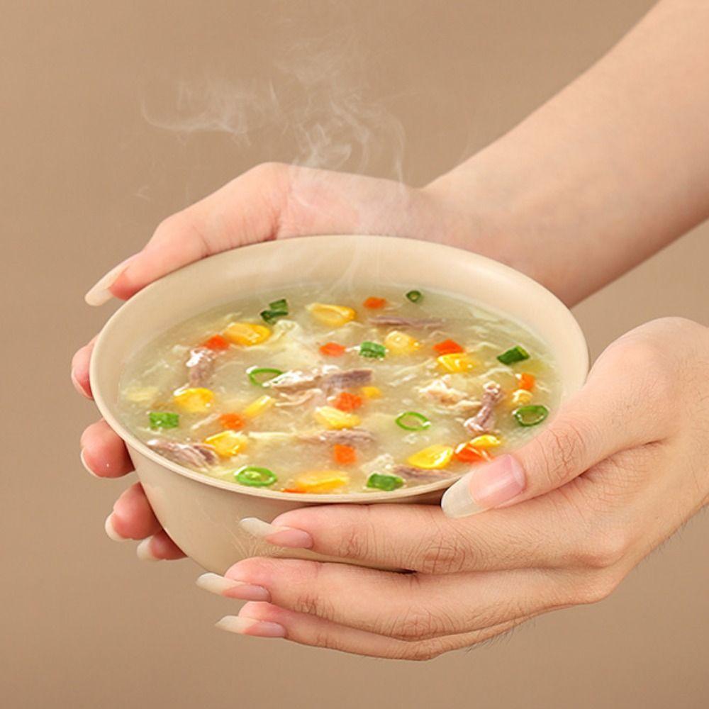 20PCS Thickened Disposable Rice Bowl Rice Husks Fruits Bowl Durable Party Bowl  Fast-food Restaurant