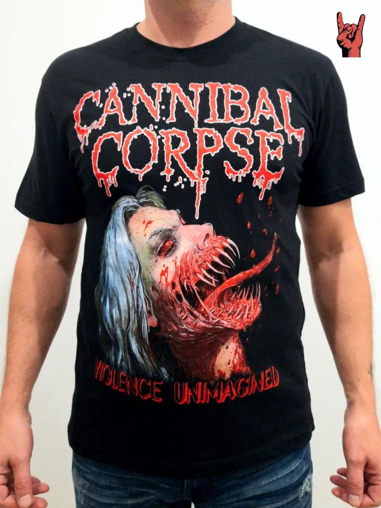 Cannibal Corpse Short-sleeved Printed Crew Neck Retro Cotton T-shirt Summer Breathable Hip Pop T-shirt Top Y2K Hip Pop Unisex