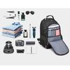 Zaino Impermeabile in Tessuto Business Casual per Studenti Universitari, Zaino Studentesco e per Laptop con Porta USB.