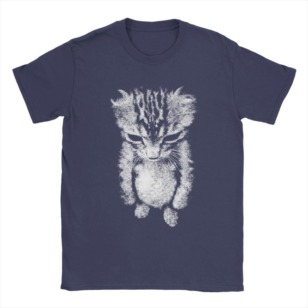 Men El Gato Munchkin Kitten Funny Sad Crying Cat Meme Cat Lovers T Shirts Cotton Clothes Short Sleeve Tee Shirt Summer TShirts