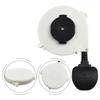1x White Line Dial Auto Retractable Power Reel Cable With Multiple Plug Options For Global Compatible With Various Socket Types