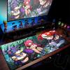 E-sports Gamer Keyboard Desk Rug Large Laptop Keyboard Mat Hololive Kawaii Girl Irys Anime Mousepad Non-slip Rubber Base Mauspad