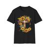 Floral Cross Tee - Faith Based T-Shirt, Christian Gift, Church Apparel,