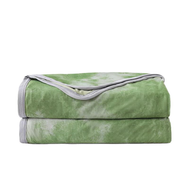 Double-Layer Watercolor Spandex Cool-Touch Air Conditioning Blanket