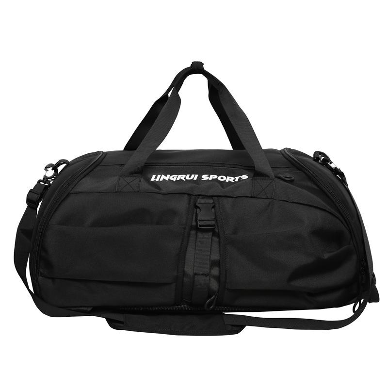 Schoolbag Fitness bag Men's wet and dry separation Sports training Handbag Large capacity short trip bag Women's fashion luggage