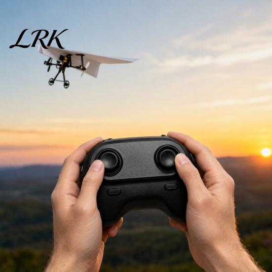 DIY Paper Airplane Power Module Remote Control Kit with Gyro Stabilizer, Electric RC Plane Beginner Aircraft Transmitter Dual Propellers, Launcher