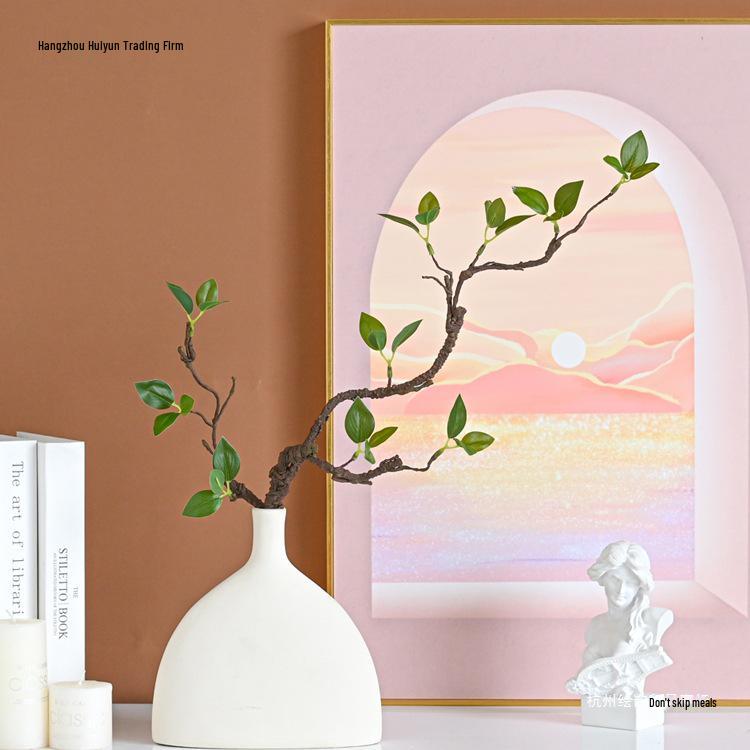 Hanging Artificial Greenery: Fake Leaves Bell Plants for Living Room, Dining Table, or Hotel Decor