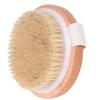 Wooden Boar Bristle Bath Brush with Long Handle for Scrubbing and Massage
