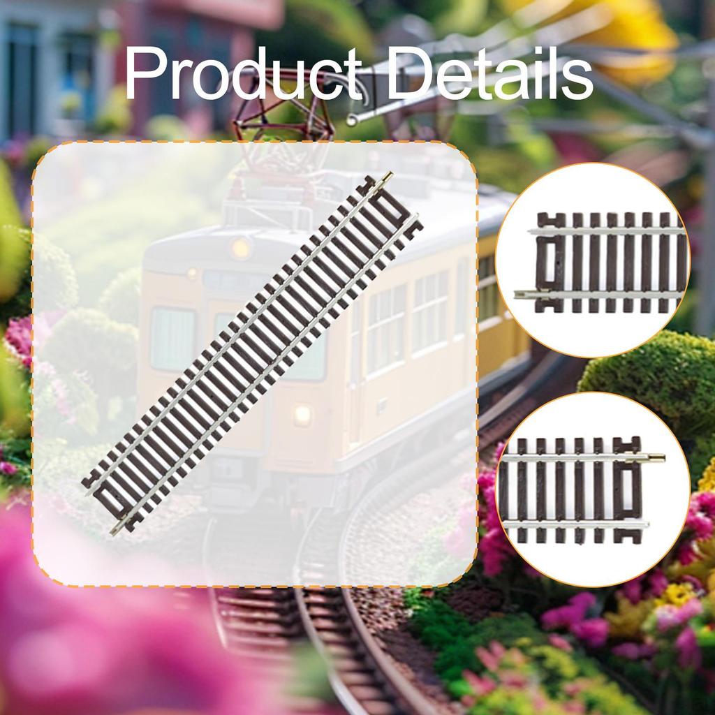 4 Pack HO Scale Train Track Elements for DIY Model Railways In 1:87