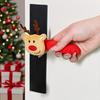Christmas Door Handle Covers Santa/Christmas Tree/Snowman/Reindeer Door Knob Protectors for Winter Christmas Kitchen Bathroom Home Decor