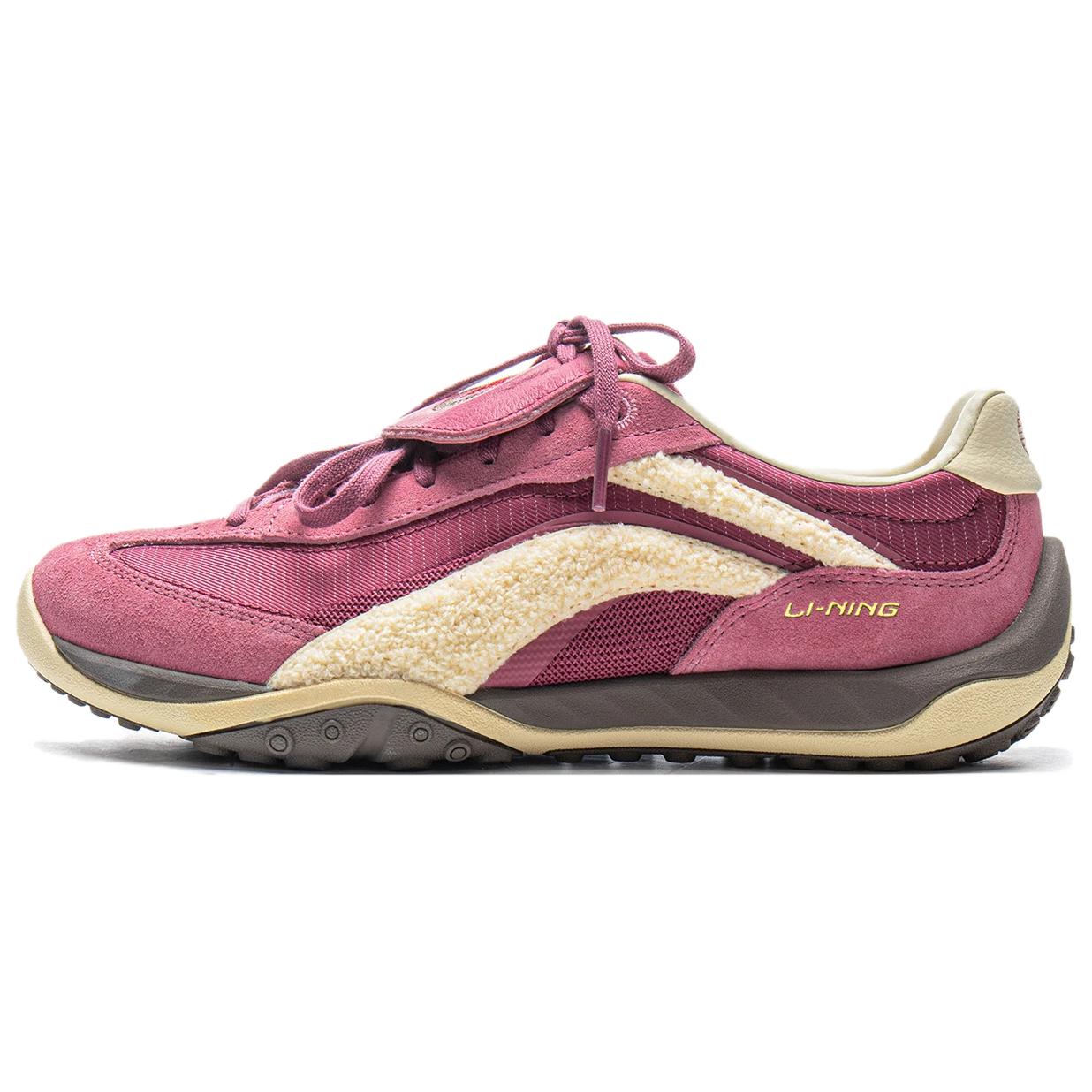 

Li-Ning Удобные Минималистичные Амортизирующие Отскок Низкие Повседневные Кроссовки Унисекс Розово-Розовые AGLV096-4 37⅔