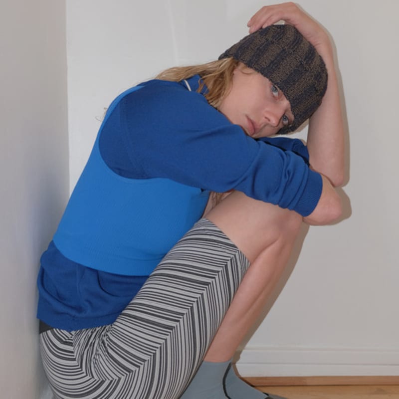 AWESOME NEEDS ACORN KNIT HAT_DARK