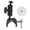 Rv Ladder Mount for Mini Double Ball Head Strong Clip Multifunction Adjustable Clamp Mount for Pole RV Trailer Yacht