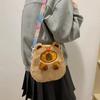 Soft Capybara Crossbody Bag Large Capacity Handbag Casual Cartoon Phone Bag  Students