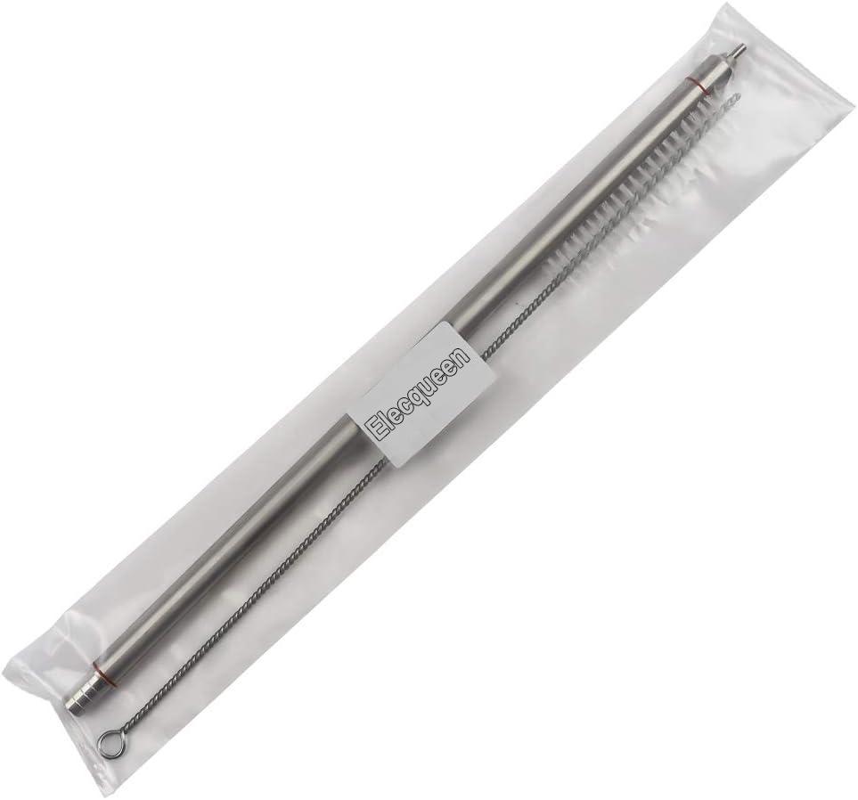 Elecqueen Spring Loaded Bottle Filler,Stainelss Steel Tip Bottling Wand with 3/8'' Tubing, Homebrew Large Traffic Beer Transfer