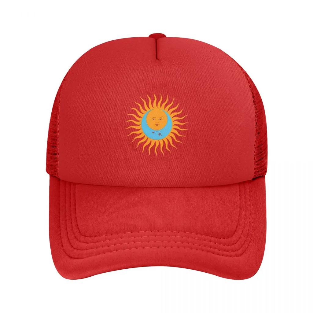 Crimson King Sun Moon Graphic Print Outdoor Adventures Ball Cap Baseball Cap Summer 2025
