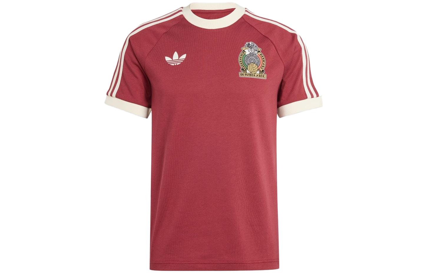 

adidas originals Mexico Adicolor 3-Stripes Tee Burgundy IU2177 S