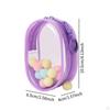 Clear Doll Storage Bag Organizer, Mini Figure Case, Tiny Pouch, Outdoor